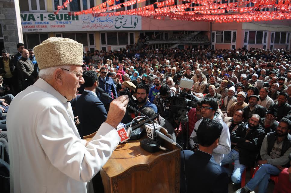 Dissolve Assembly and hold fresh elections: Dr. Farooq